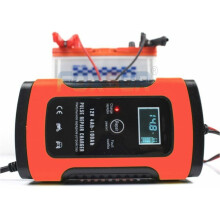 LiFePO4-Batterieladegerät, Bleiakku-Erhaltungsladegerät mit Hochfrequenz-Impulstechnologie für Auto, Motorrad, Boot, Rasenmäher,