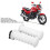 22 mm Soft-Grip-Lenker Weiß GY6 50cc-150cc 4