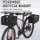 Foldable Bicycle Basket with Quick-Release Handlebar Mount, 12.48.98.1in, Black 2