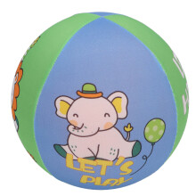 Safe Indoor Toddler Soccer Ball | 21cm Soft Shock Absorbing Blue Green