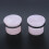 Pink Single Flared Ear Plug Tunnel Mushroom Shape Natural 4