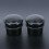 Black Stone Single Flared Ear Plug Tunnel 2 Pcs 4