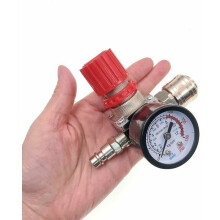 Präzisions-Luftregelungslösung, pneumatisches Expansionsventil mit stahlgeschütztem Manometer, ideal für die Regelung und Abschaltung von