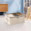 Karymi Clothing Storage Box Double Zipper Clear Window 4