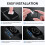 Θήκη υπολογιστή XiHAMA6-Pack συμβατή με Apple Watch Series10 + Προστατευτικό από σκληρυμένο 6