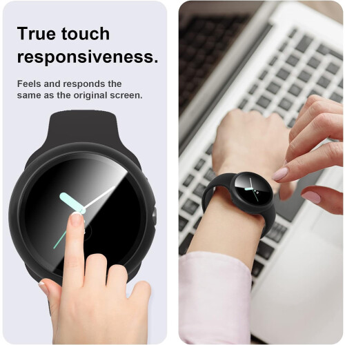 Θήκη προστασίας οθόνης XiHAMA2-Pack συμβατή με το Google Pixel Watch (2023), ανθεκτικό στις 2