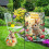 Easter Garden Flag Polyester Hanging Decor 2026 3
