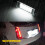2x18LED nummerpladelys 6000K vandtæt E4 til Chevrolet Corvette 2014-2019 6
