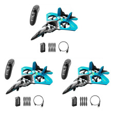 3X RC Remote Control Airplane 2.4G Remote Control Fighter Hobby Plane Glider Airplane EPP Foam Toys RC Drone Kids Gift-A