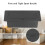 Table Pop Up Socket with Dual USB, 250V, 13A, Black 5