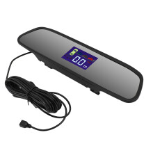 Car Reversing Radar System with 4 Sensors, 0.3-2.0M Detection, Red