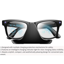 2X Charging Dock for Meta Glasses Portable Travel Charger Station Type-C Adapter with LED Indicator