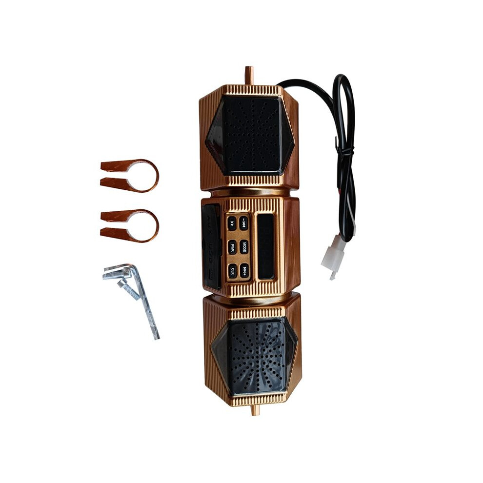 Motorcycle Universal Stereo Speaker Amplifier Compatible V2.1 And Technology Mp3 Music Player 4711324483382