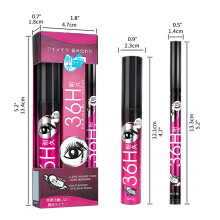 Wasserfeste Mascara- und Eyeliner-Set, Schmuddelbeständig, Langanhaltend, 3ml