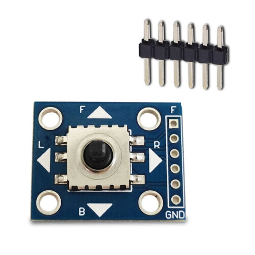 2X 5-Weg Navigatietoetsmodule 5D Rocker Microcontroller Multifunctionele Draagbare Handige Toetsenbordschakelaarmodule 2