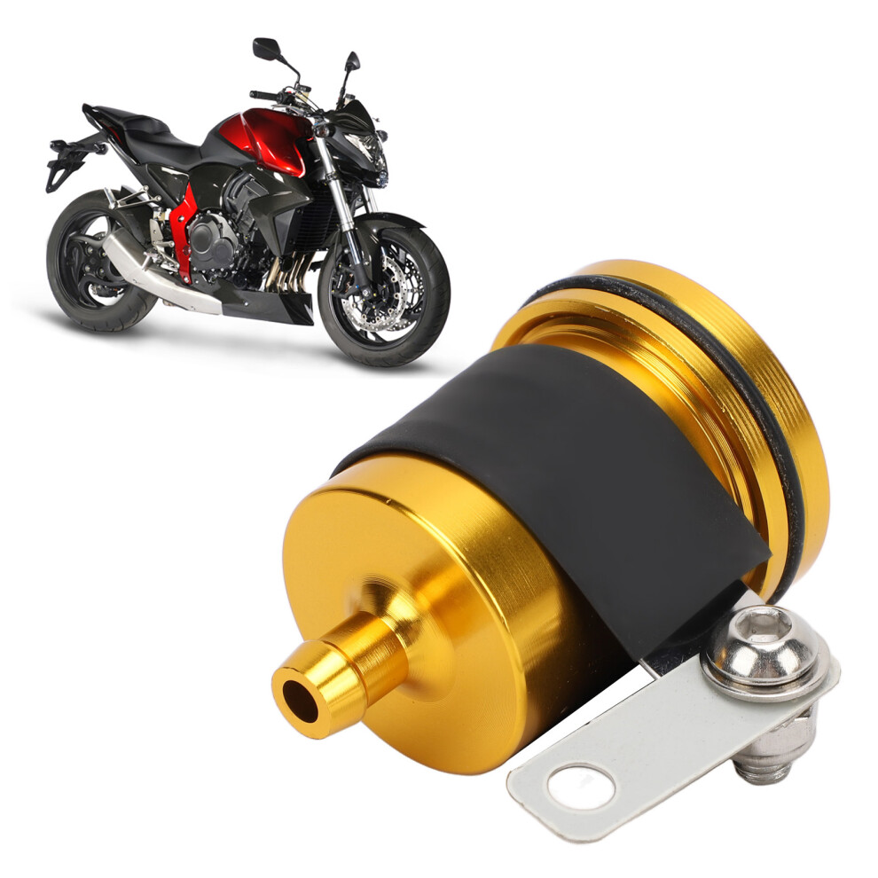 Universal Aluminum Motorcycle Brake Fluid Reservoir 40Ml Fits R1 R3 R6 Z650 Gold 8491390955056