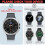 Σκληρή θήκη με προστατευτικό οθόνης για Samsung Galaxy Watch8Classic46mm, αντιχαρακτική, ασημί, 2