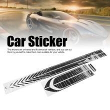 4PCS Universal PVC Car Stickers Black