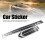 4PCS Universal PVC Car Stickers Black 1