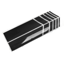 Portable Black Car Decals 4 Pack