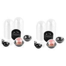 100 Pack Clear Plastic  Cupcake Container, Individual Packaging Treat Boxes with Dome Lids for  Muffin Macaron