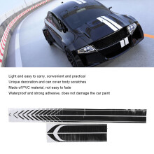 Portable Black Car Decals 4 Pack