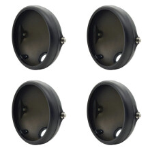 4X Motorcycle 7 Inch LED Headlight Mounting Housing Bracket for Headlight  Light Housing Cover Bucket Lighthouse
