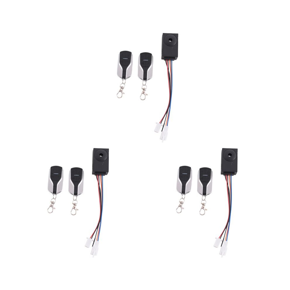 3X Ebike Alarm System 36V 48V 60V 72V With Two For Electric Bicycle/Scooter Ebike/Brushless Controller 6033222740069
