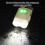 JINGT Mini Keychain Flashlight Dual Light Flash Light with 6 Modes Camping Lights 2
