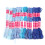 Bright Colour Embroidery Thread 12Pcs Polyester for Handicrafts Blue Range 7