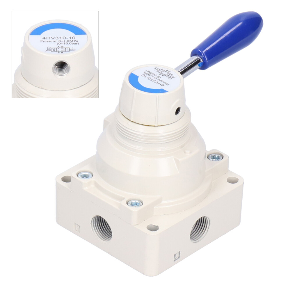 Air Pneumatic Rotary Lever Valve 3 Position 4 Way Flow Control 4Hv310â10 4981390956077