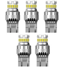 5X SamochóD T20 7440 W21W LED Canbus ŚWiatłA Cofania W21/5 w 7443 LED ŻAróWka Hamulca ŚWiatłA KierunkowskazóW 6500 K Super Jasna Lampa Tylna