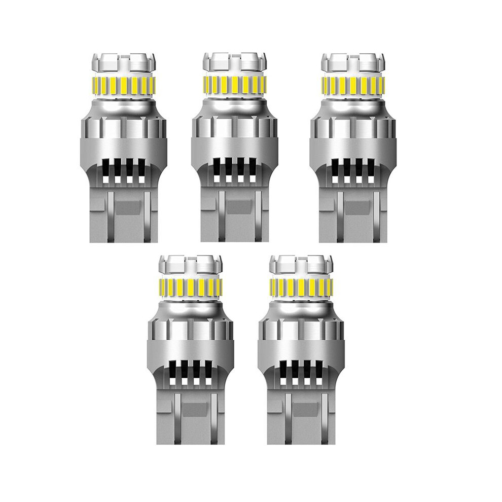 5X Car T20 7440 W21w Led Canbus Reverse Lights W21/5W 7443 Led Bulb Brake Turn Signal Lights 6500K 6033987886439