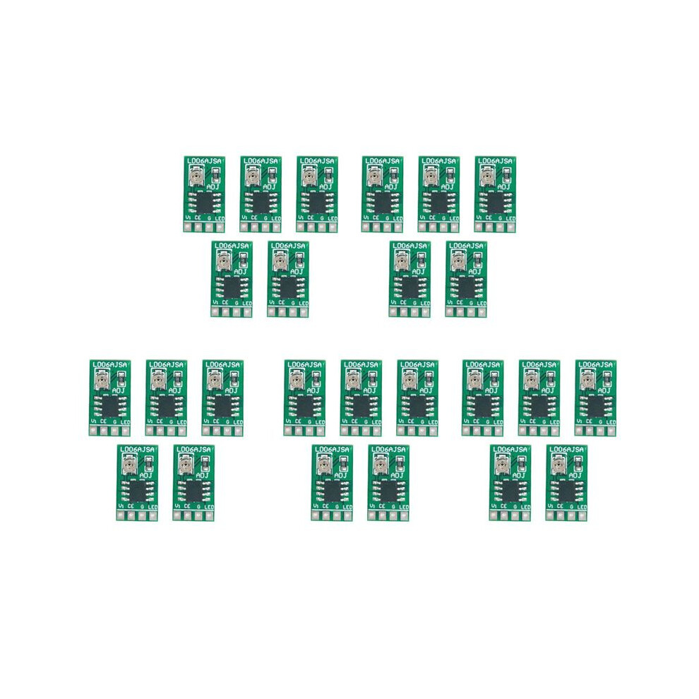 25Pcs 30-1500Ma Adjustable Constant Current Led Driver 3.3V 3.7V 4.2V 5V Pwm Control Board Buck Power Module 6034100052618