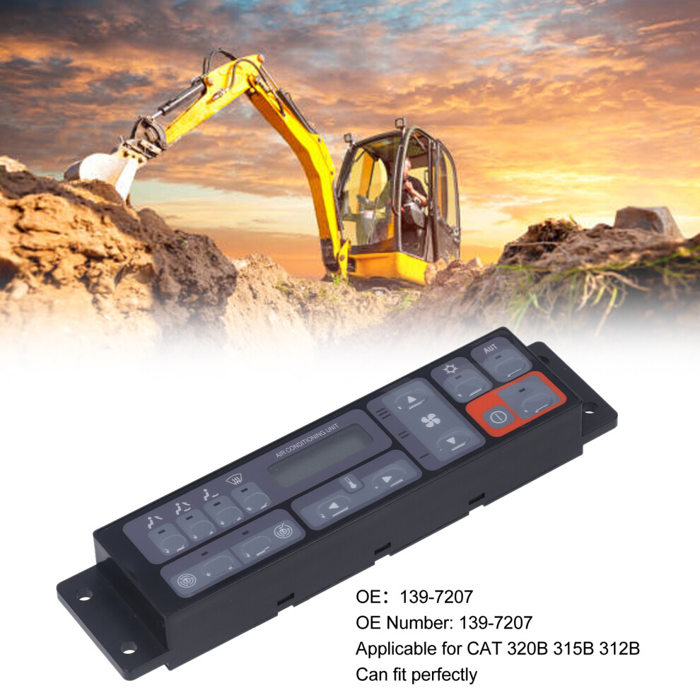 139-7207 Excavator Air Conditioning Control Panel