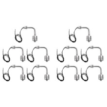 10X Liquid Water Level Stainless Steel Right Angle Floating for Aquarium