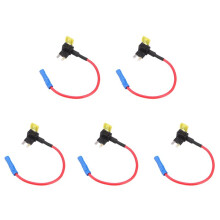 5X 2-Insert Blade Fuse Adapter Voltage Tap for Automotive Fuses APS ATT  Low Profile