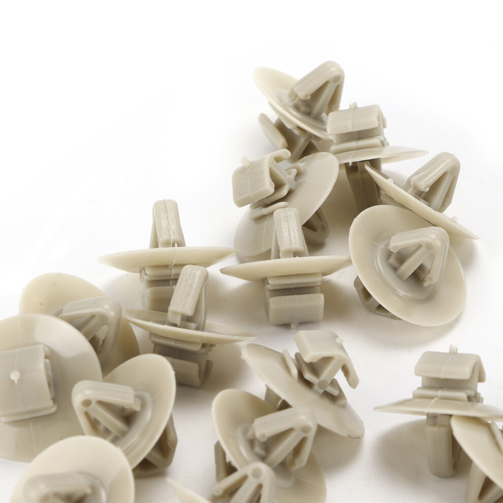 100Pcs Abs Metal Moulding Clips Vauxhall 7055741653384