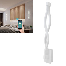 LED Wall Lamp Wave Shape 21W 45cm ThreeColor Remote 170-245V
