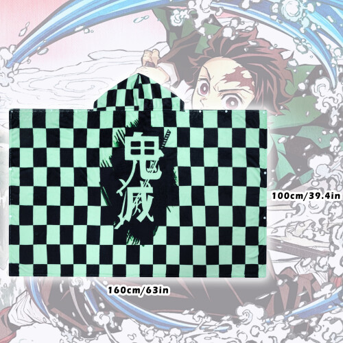 Dæmondræber Kamado Tanjirou Blød pyjamas kappekappe 1