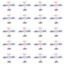 20X Elastic Rubber Band Powered DIY Foam Plane Model Kit Aircraft Educational Toy