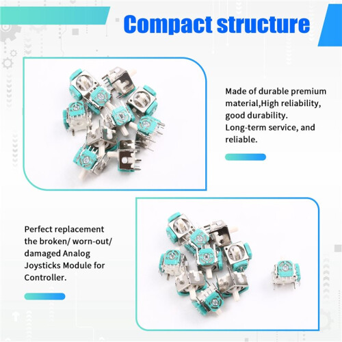 10PCS 3D Analog Joysticks Sensor Module Stick Replacement Repair Parts Game Parts for  NGC Gamecube Controller