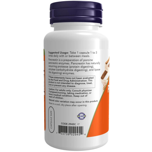 NOW Foods NOW Foods Pancreatin 2000 200mg Digestive Support 1
