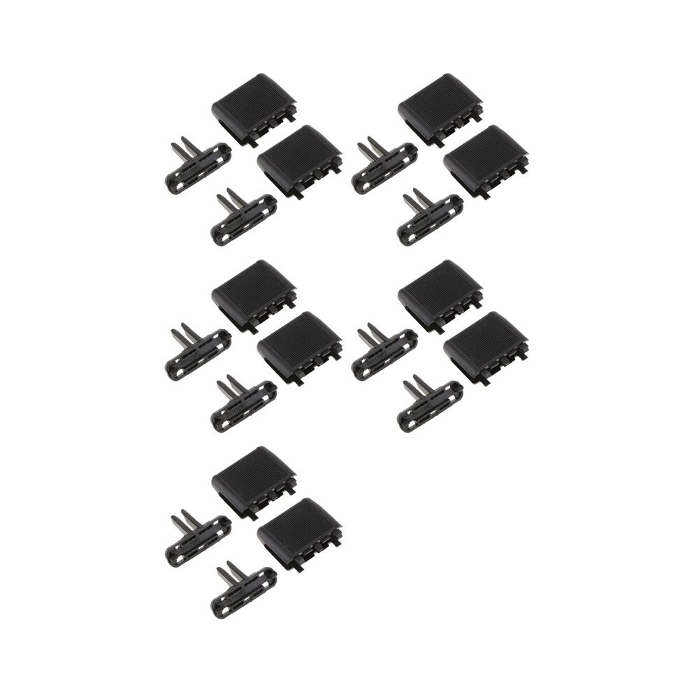 10Pcs Car Center Dash A/C Air Vent Outlet Tab Clip Repair Kit For Prado Lc150 2010-2017 6031076963429