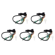 5X Assemblage de Cle de Commutateur D'Allumage pour Boîtier de Commande de Moteur Hors-Bord 703-82510-43-00
