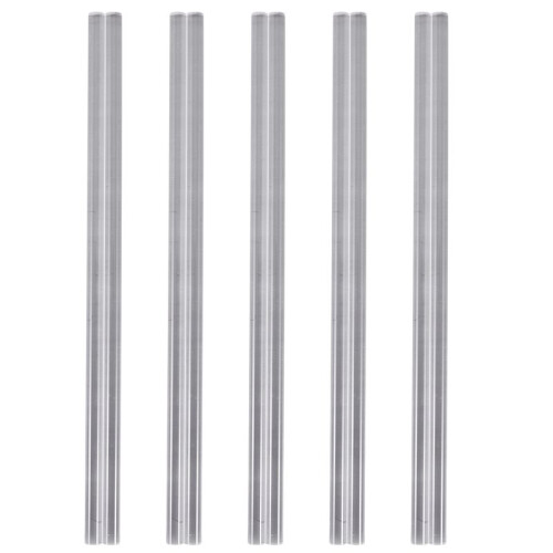 10 Peças 10Mm Transparente Redondo Perspex Barra AcríLica PMMA Haste Extrudada 12 Polegadas Comprimento