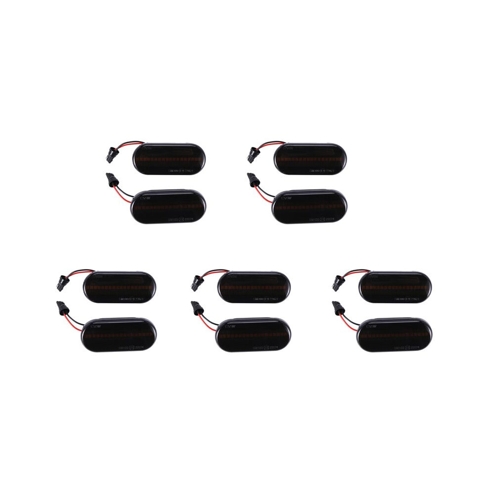 10X Car Dynamic Water Led Foliate Turn Signal For Bora 3 4 3Bg Sb6 Light/Black 6033427365678