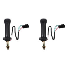 2X 3 Buttons Excavator Joystick Assy Handle Gears for Daewoo Doosan DH DX150 215 225 300 370-9C Left Control Rod