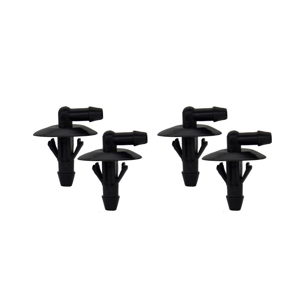 4Pcs Car Windshield Wiper Washer Hose Connector For Freightliner Sprinter 2500 3500 Mb100 Mb140 Auto Black 6031559386967