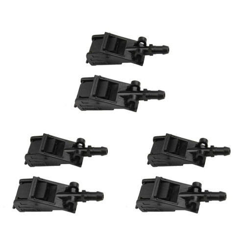6PCS Windshield Windscreen Washer Nozzle Spray Jet 6E0955985 for - Beetle   MK4  B5 Bora NOT HEATED
